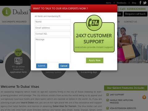 Apply Online Dubai Visa From India