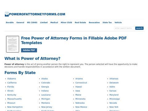 Power of Attorney