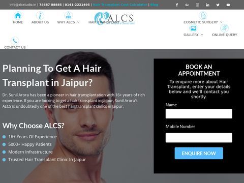 ALCS Hair Transplant In Jaipur