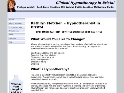 Hypnotherapy Bristol with Kathryn Fletcher HPD MNCH(Lic) DHP