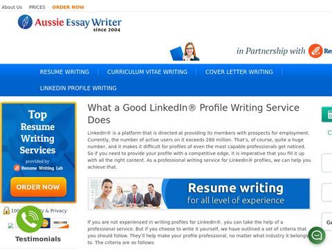 LinkedIn Profile Writing Service from Aussie Essay Writer