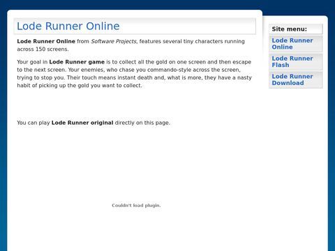Lode runner download - game for pc, championship