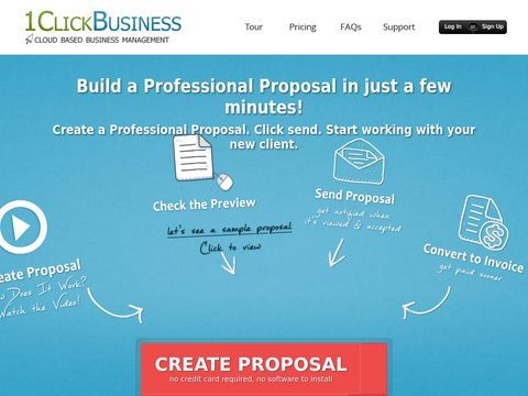 1ClickBusiness Web based billing system