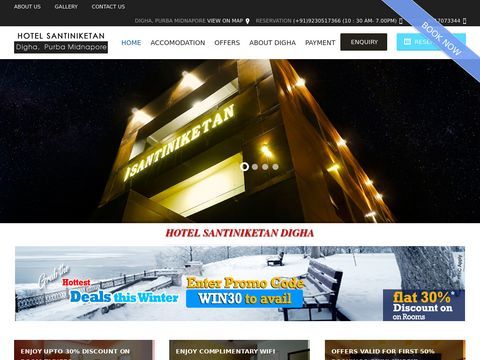 Budget Luxury Hotels near Digha Beach: Hotel Santiniketan