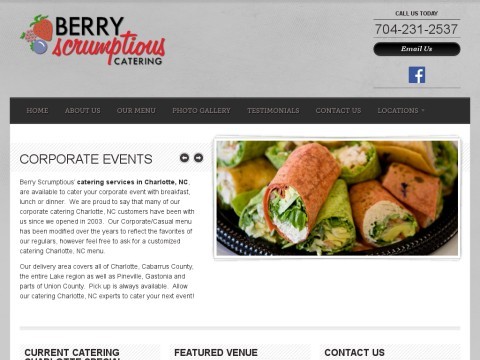Berry Scrumptious Charlotte Catering Service