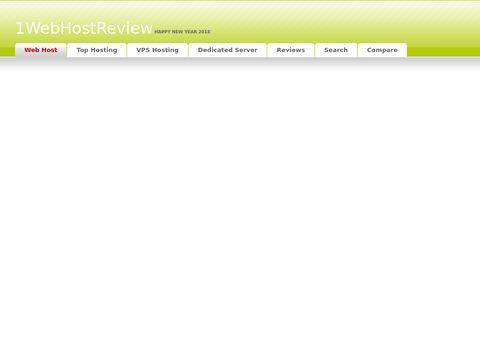 Top web hosting review feature compare uptime review
