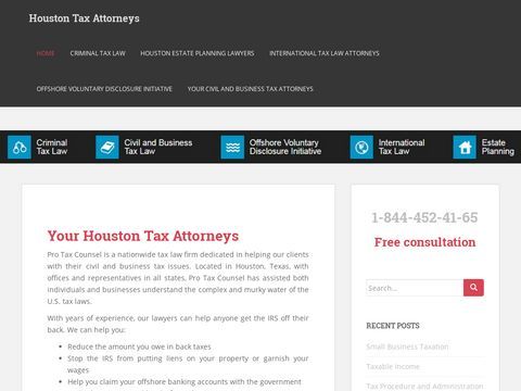 Houston Tax Attorney