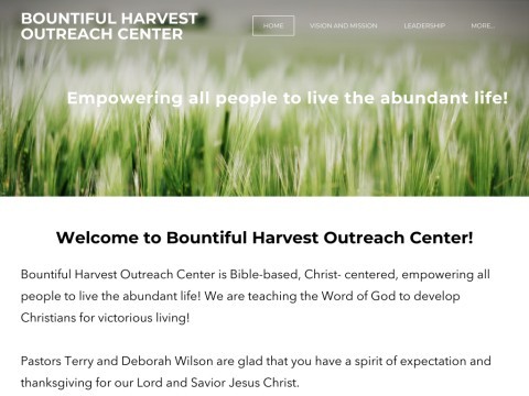 Bountiful Harvest Outreach Center