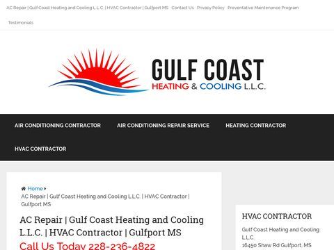 Gulf Coast Heating and Cooling L.L.C.