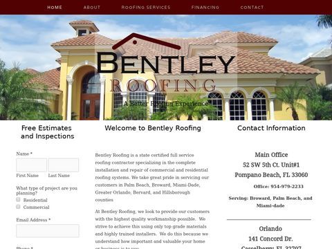 Bentley Roofing LLC