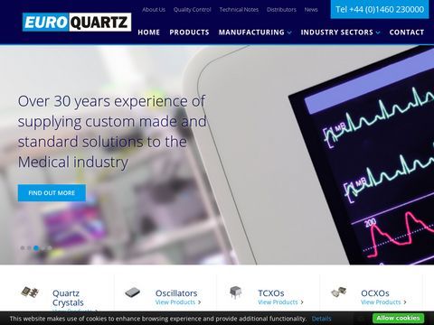 Euroquartz designs and manufactures Quartz Crystals