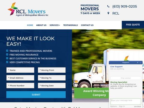 Moving Company Ottawa, ON | Local Movers Ottawa : Moving Services