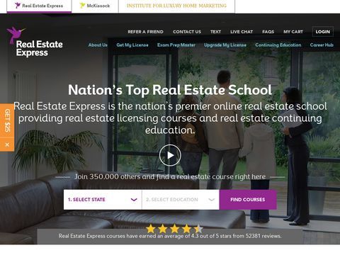 Real Estate License - Real Estate School, Courses, Classes for Appraisal too