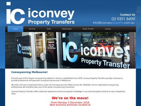 Conveyancing Melbourne & Victoria | iconvey Property Transfers