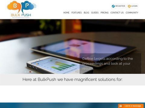Push Notifications Services Provider - Bulk Push