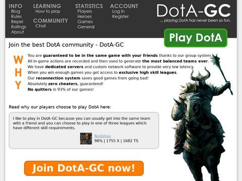 DotA-GC - Play DotA games with friends