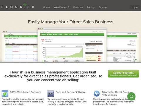 Business Management Software for Direct Sales Professionals - Flourish