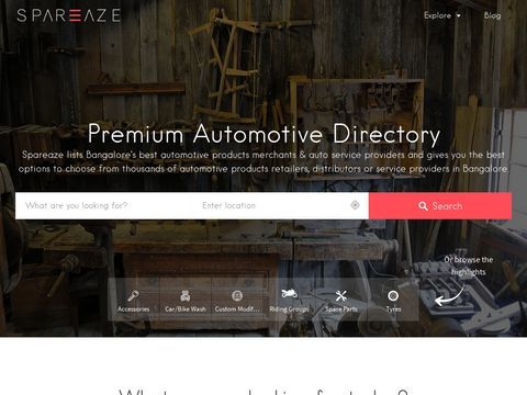 Spareaze- Automobile Products finder