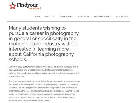 Photography Colleges in California