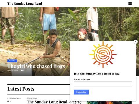 The Sunday Long Read Newsletter