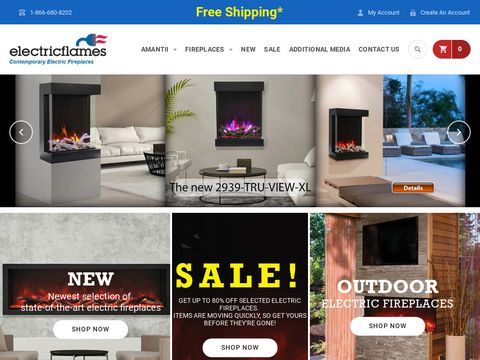 Electric Fireplaces and Inserts - electricflameusa.com