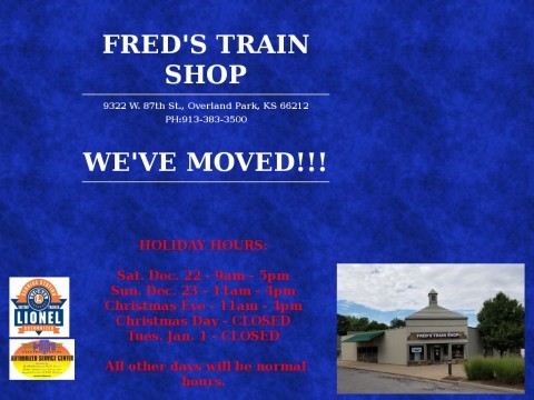 Freds Train Shop