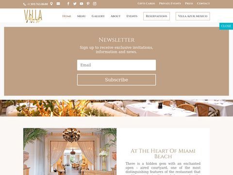 Villa Azur Restaurant and Lounge