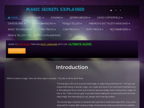 Secrets Explained (Magic tricks)
