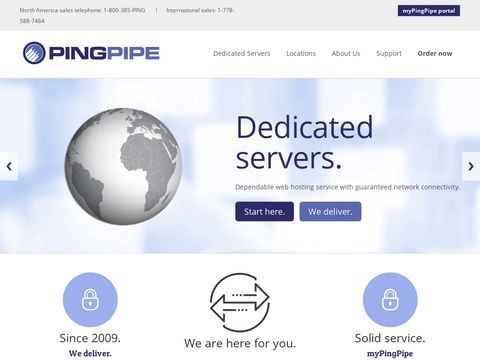 Dedicated Servers and Web Hosting Solution | PingPipe