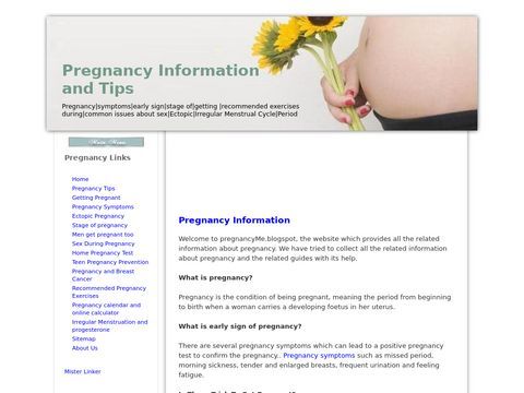 Pregnancy Information and Related Articles