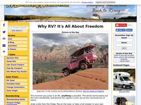 RV Boondocking Adventure, RV Camping without Hookups
