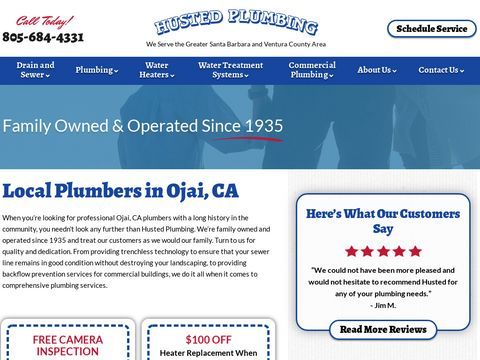 Husted Plumbing Ojai CA