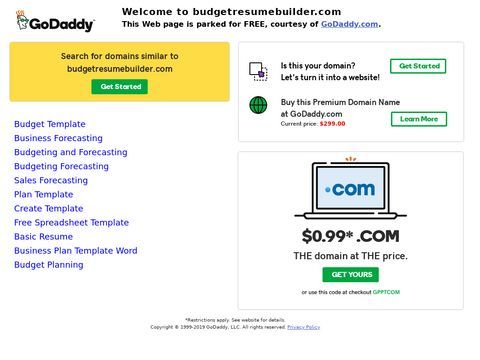 Budget Resume Builder - great services at low prices!