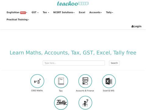 teachoo: Learn Accounts, Tax, Maths