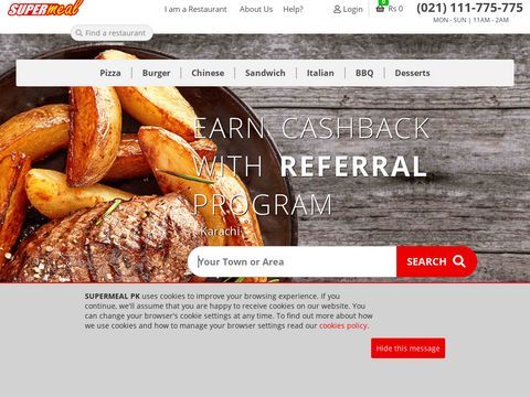 Supermeal.pk - Online food ordering, delivery and takeaway
