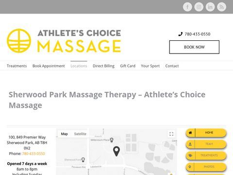 Athletes Choice Massage - Sherwood Park