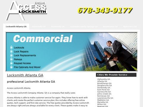 Access Locksmith Atlanta