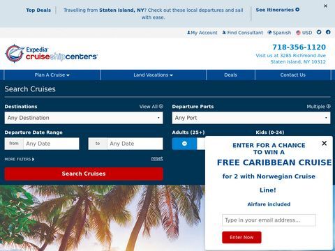 Expedia Cruiseshipcenters