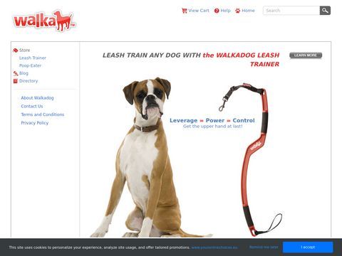 Walkadog - Home of the Walkadog Trainer leash training and control aid