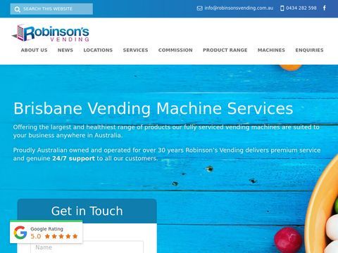 Robinsons Vending-Drink and Food Vending Machines Australia