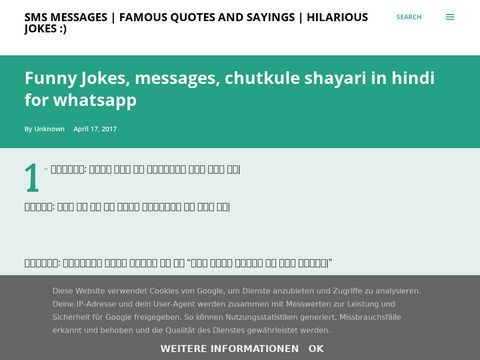 Sweet SMS Text Jokes, Sayings and quotes