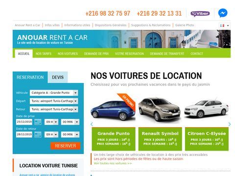 Rent car Tunisia
