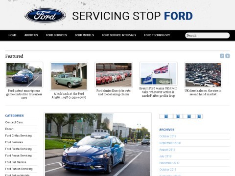 Servicing Stop Ford