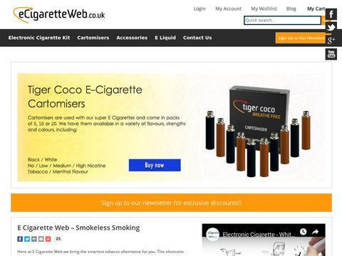 E-Cigarette Web