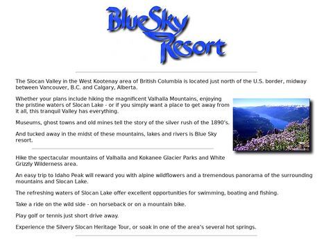 Blue Sky Resort