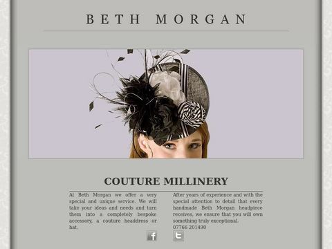 Couture Millinery, Beth Morgan Millinery