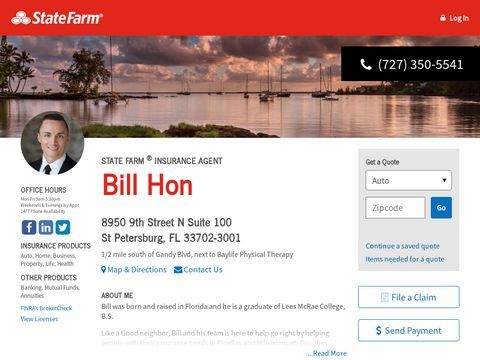 Bill Hon - State Farm Insurance Agent