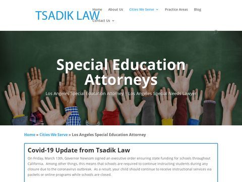 Tsadik Law - Special Education Attorney - Los Angeles