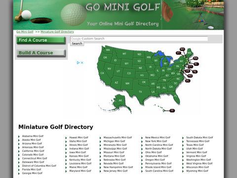 Go Mini Golf  |  Your Online Miniature Golf Directory