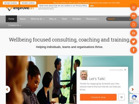 Wellbeing centred consulting, coaching and training